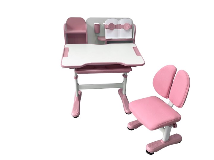 Растущая парта + стул Vivo Pink FUNDESK в Черкесске - изображение 3