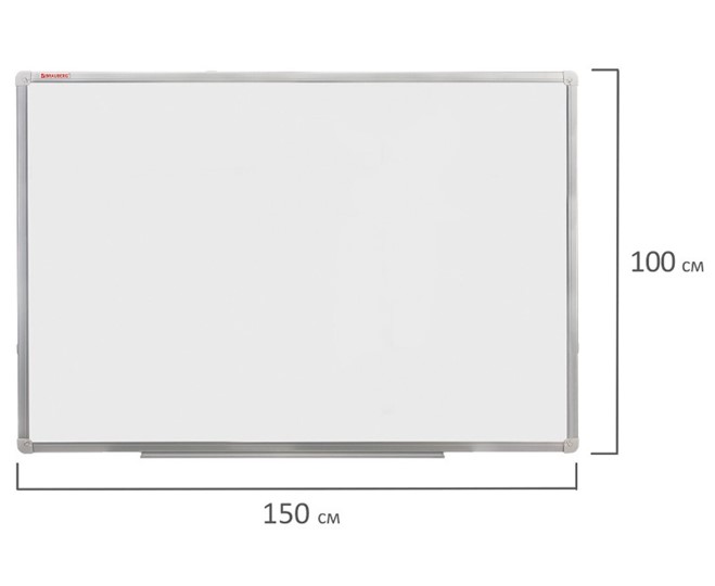 Доска магнитно-маркерная BRAUBERG 100х150 см, алюминиевая рамка в Черкесске - изображение 8